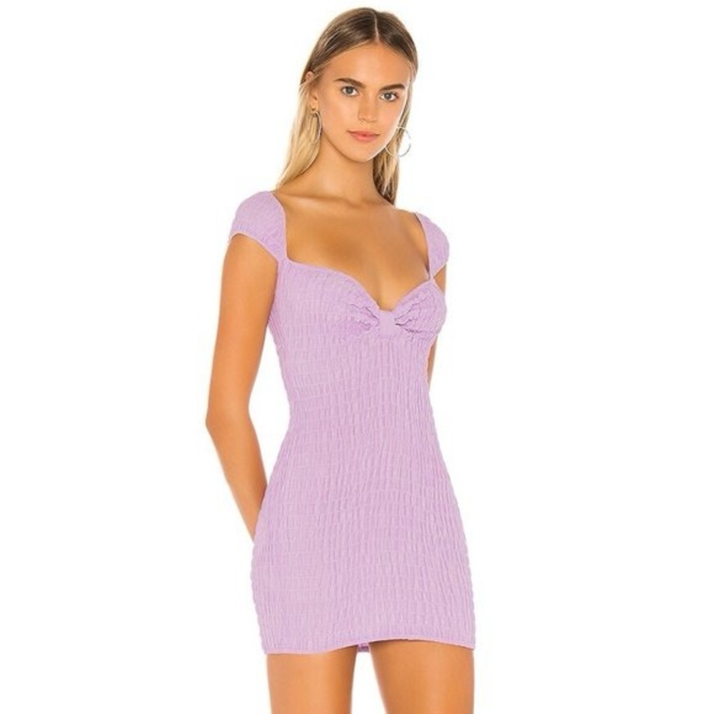 NBD Opal Mini Dress in Lilac S
